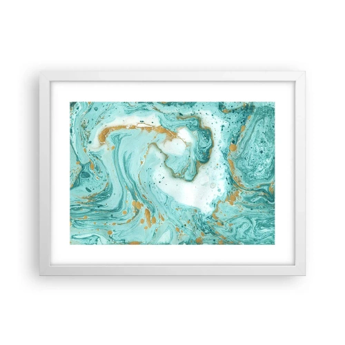 Poszter fekete keretben - Az Edo-korszak nagy hulláma alatt - 40x30 cm