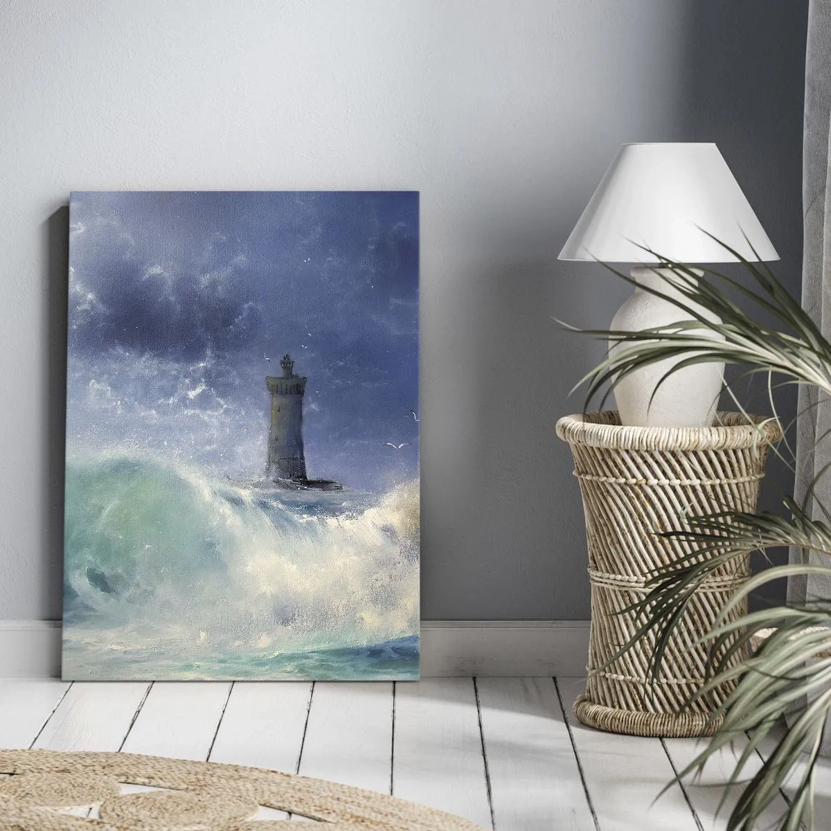 Vászonkép - Óvakodva az elemektől - 50x70 cm