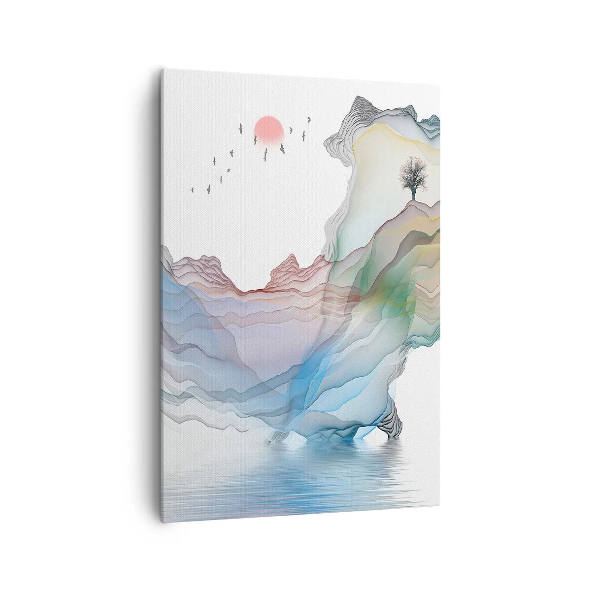 Vászonkép - A kristály hegyek felé - 70x100 cm