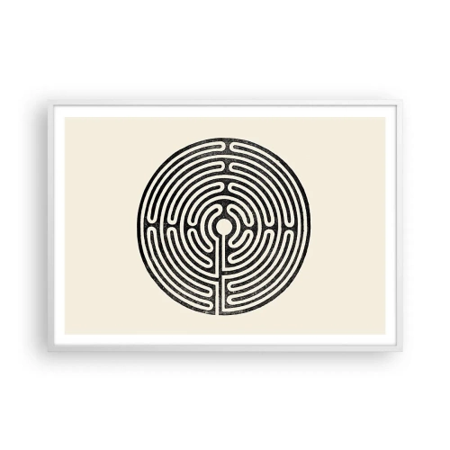 Poszter fekete keretben - Titokzatos rend - 100x70 cm