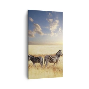 Vászonkép - Menj el, ne zavard a békét - 45x80 cm