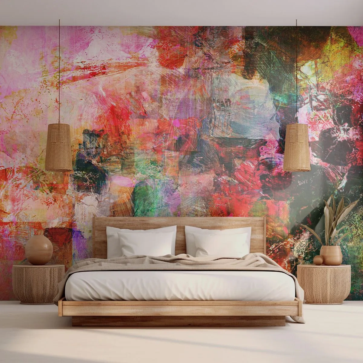 Fotótapéta Standard Eco - Utazás a rózsákon át - Absztrakció, Darab, Grafika - 400x280 cm