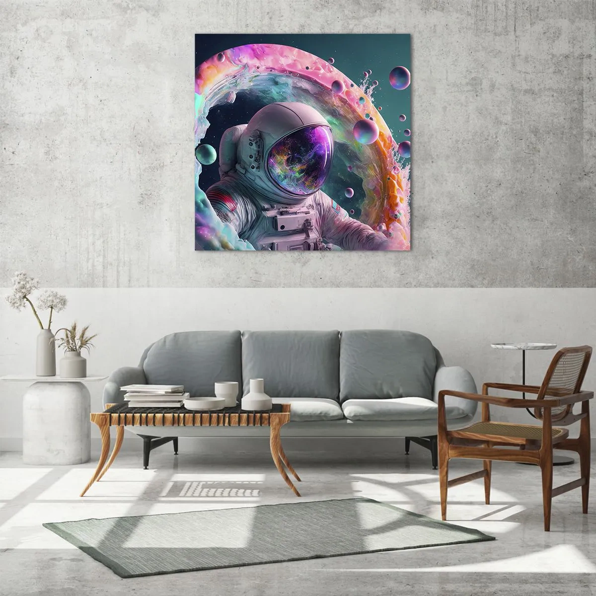 Üveg kép - Csillagkapu - 70x70 cm