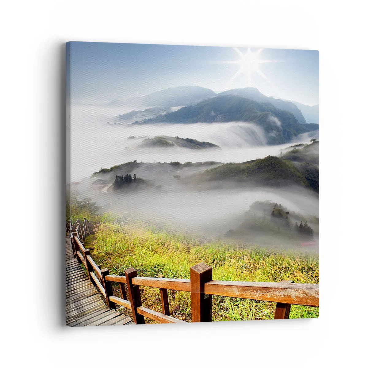 Vászonkép - Csillogásból és ködből szőtt - 40x40 cm