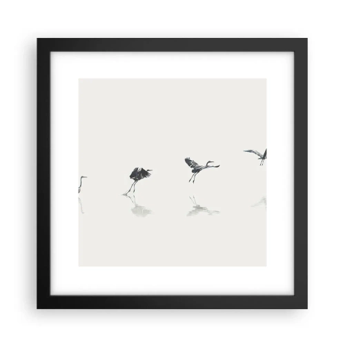 Poszter fehér keretben - Négy egyszerű lépés - 30x30 cm