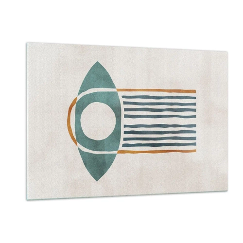 Üveg kép - Jelek és rituálék - 120x80 cm