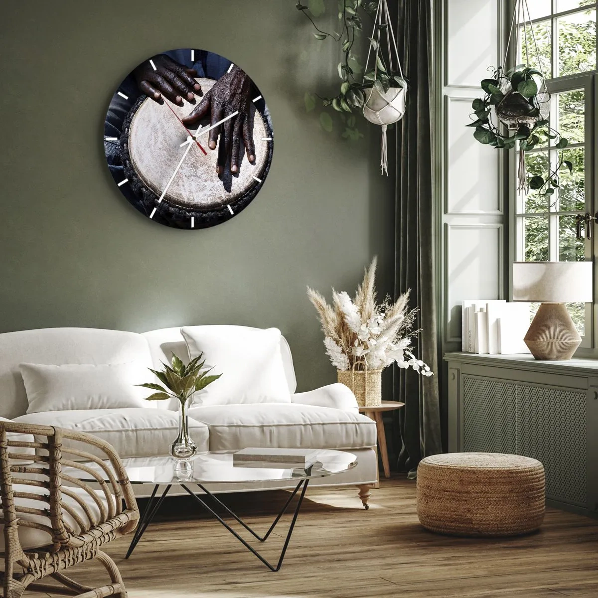 Falióra, Óra - Élj a saját ritmusodban - 30x30 cm