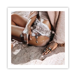 Poszter - A hullámok vetettek partra? - 60x60 cm