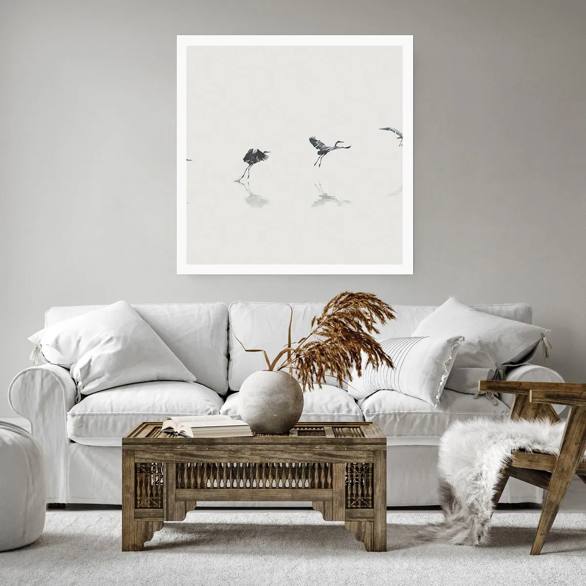 Poszter - Négy egyszerű lépés - 60x60 cm