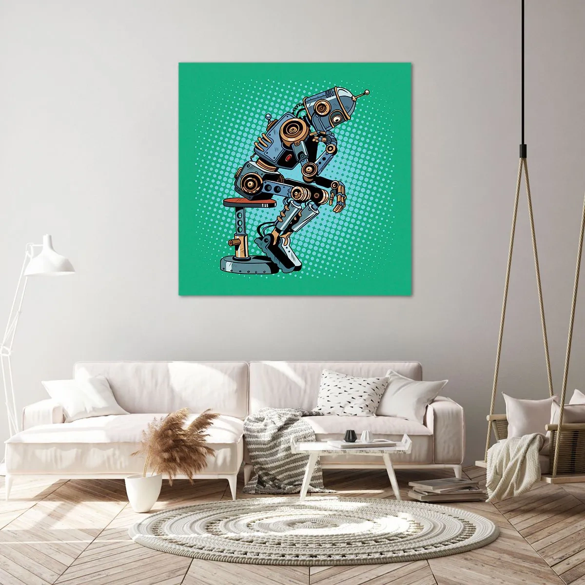 Vászonkép - A lét lényege fölött - 60x60 cm