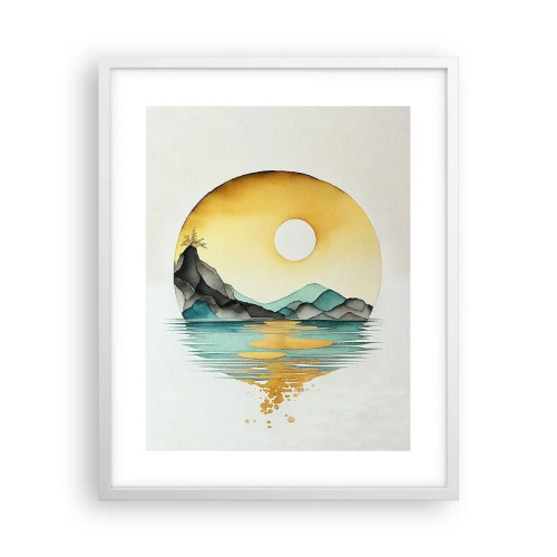 Poszter fekete keretben - A szépség körforgásában - 40x50 cm