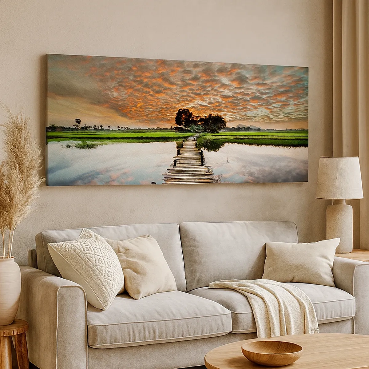 Vászonkép - Nyújtsd ki a karjaidat - lélegezz  - 30x30 cm