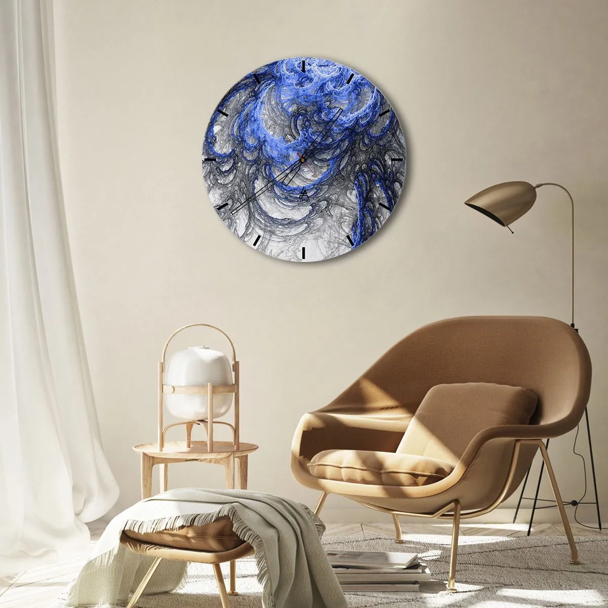 Falióra, Óra - Egy hullám születése - 40x40 cm