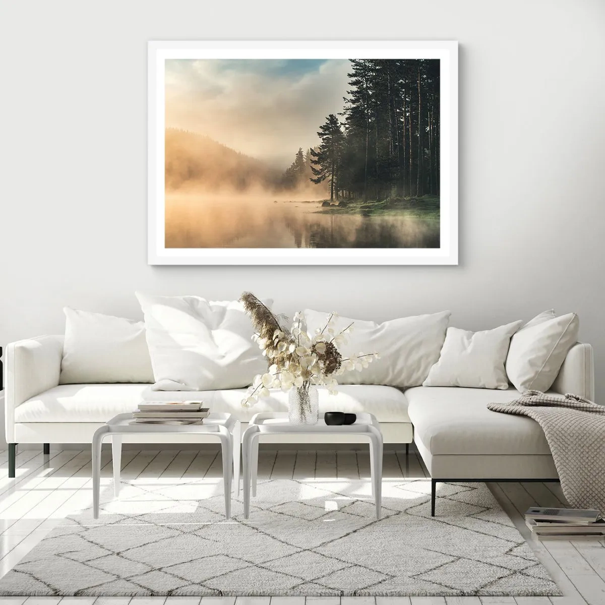 Poszter fekete keretben - A nap születése - 100x70 cm