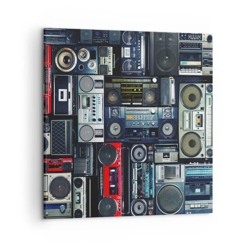 Vászonkép - A 80-as évek nosztalgiája - 50x50 cm