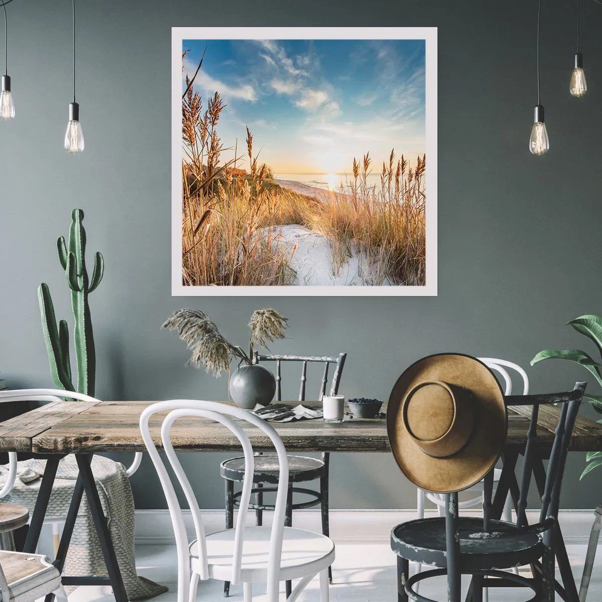 Poszter - Északi strand - 60x60 cm