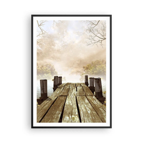 Poszter fehér keretben - Az ősz enyhe szomorúsága - 70x100 cm