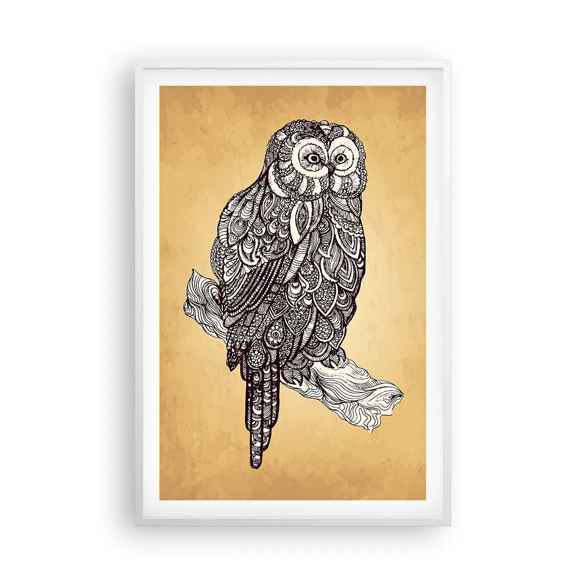 Poszter fekete keretben - A bölcsesség bonyolult díszei - 61x91 cm