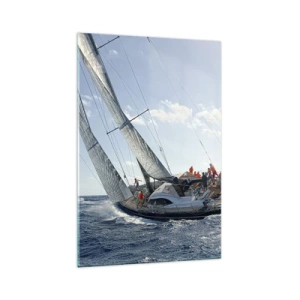 Üveg kép - Győzzön a jobbik - 70x100 cm