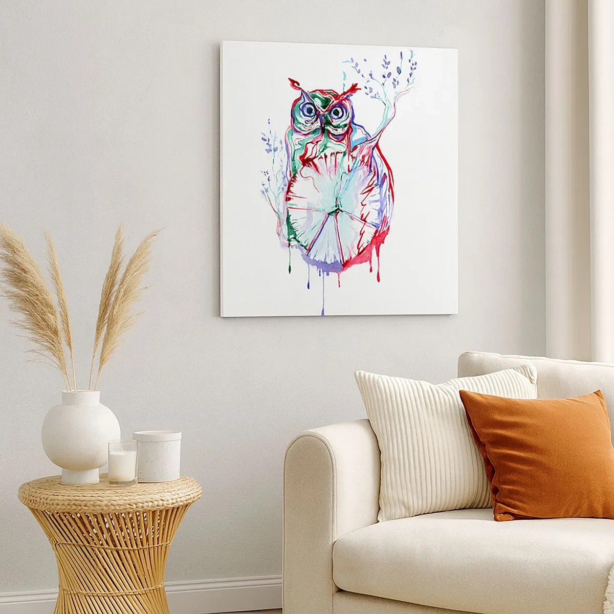 Vászonkép - Természeténél fogva bölcs - 30x30 cm