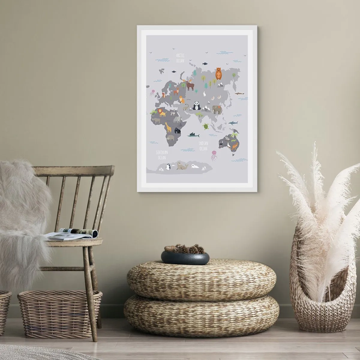 Poszter fekete keretben - Mondd meg, hogy honnan jöttél... - 70x100 cm