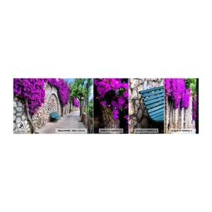 Fotótapéta Minta Standard Eco - Találkozzunk minél előbb - Város, Virágok, Olaszország - 100x30 cm