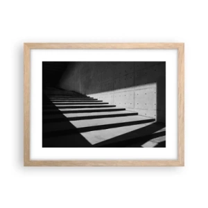 Poszter világos tölgy keretben - A modernizmus nyers szépsége - 40x30 cm
