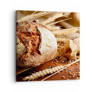 Vászonkép - Étvágygerjesztő, illatos, ropogós - 30x30 cm