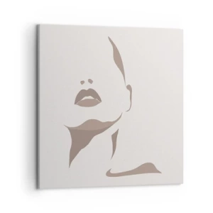 Vászonkép -  Fényből és árnyékból létrehozott - 50x50 cm