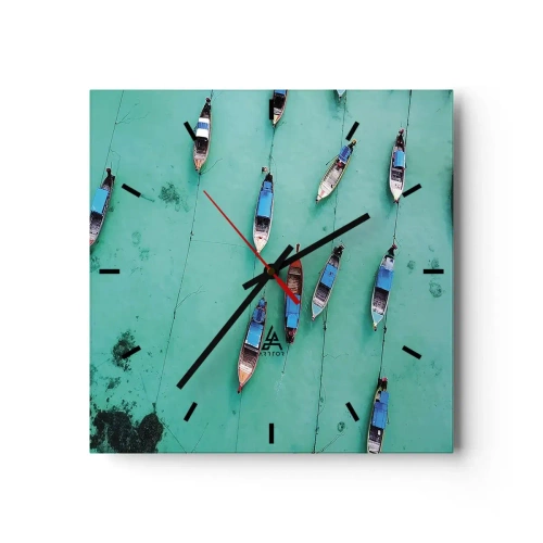 Falióra, Óra - Örömteli várakozásban - 40x40 cm