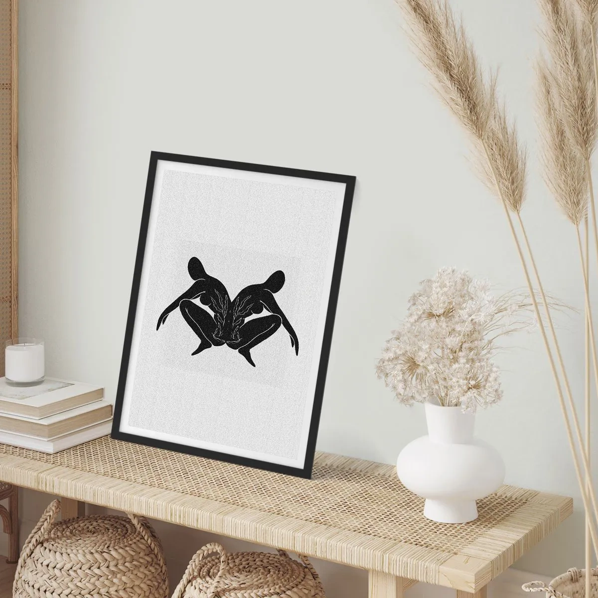 Poszter fehér keretben - Egy közös lélek - 40x50 cm