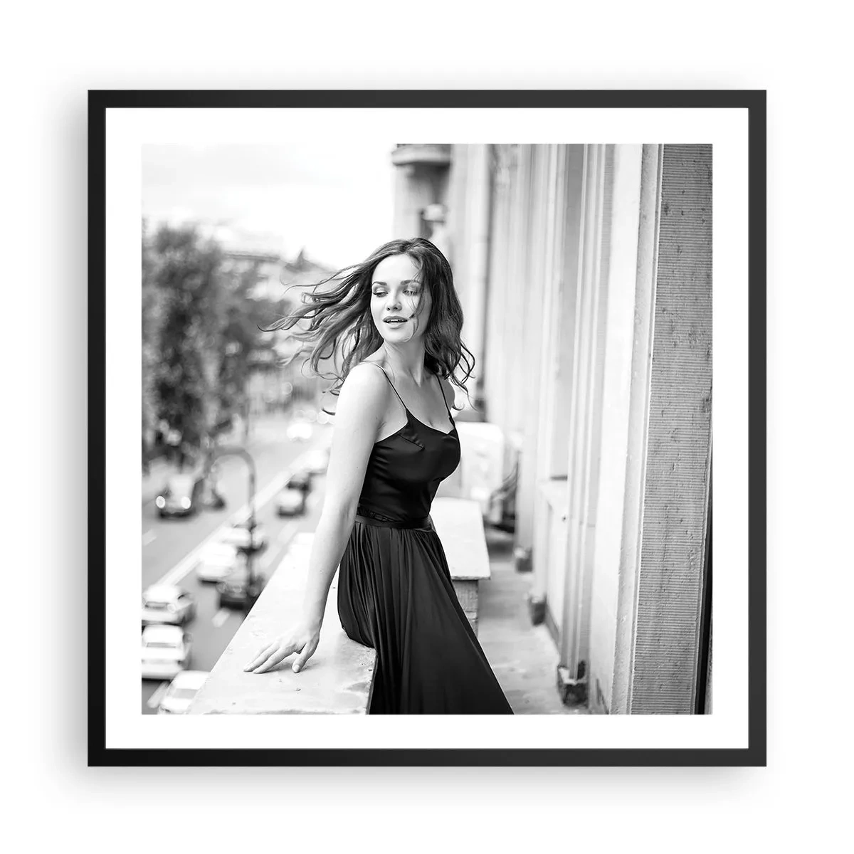 Poszter fehér keretben - Biztosan párizsi - 60x60 cm