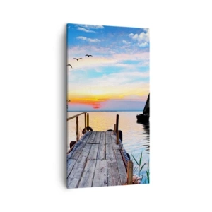 Vászonkép - Kellemes este - 45x80 cm