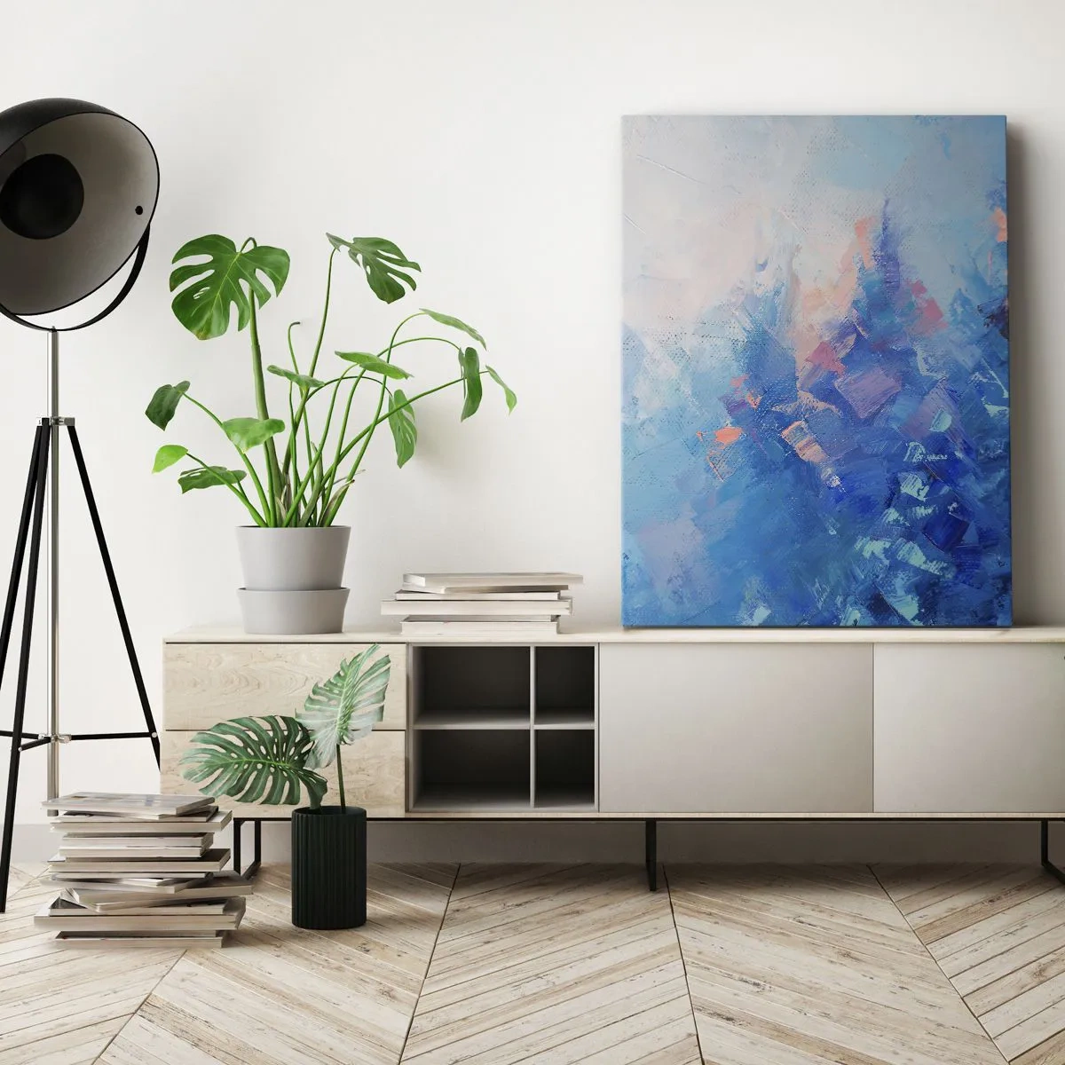 Vászonkép - Téli absztrakció - 50x70 cm