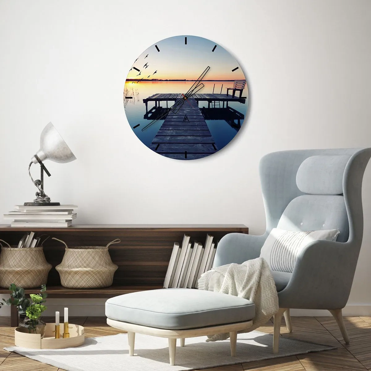 Falióra, Óra - Jó nap volt - 30x30 cm