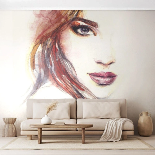 Fotótapéta Premium Canvas - Vademecum – kövess engem - Nő, Egy nő portréja, Szép arc - 150x105 cm