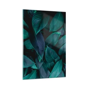 Üveg kép - Maga a zöldellő növényzet - 80x120 cm