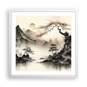 Poszter fekete keretben - A Kelet egyedülálló varázsa - 50x50 cm