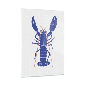Üveg kép - Gránátalmában pompázó homár - 50x70 cm