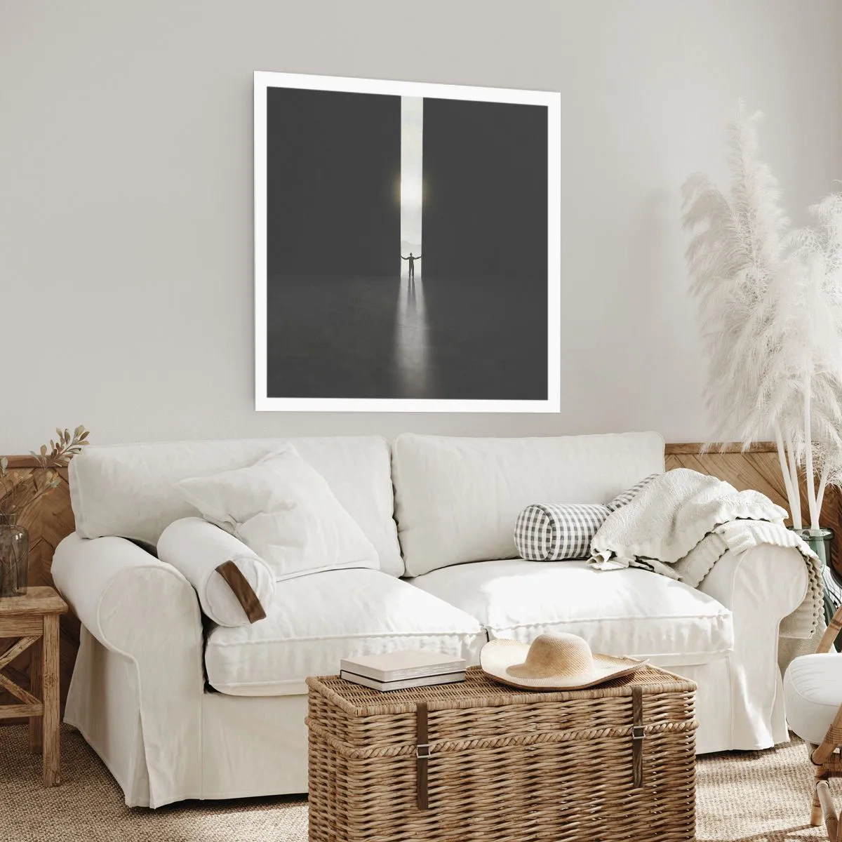 Poszter - Egy lépés a fényes jövő felé - 60x60 cm