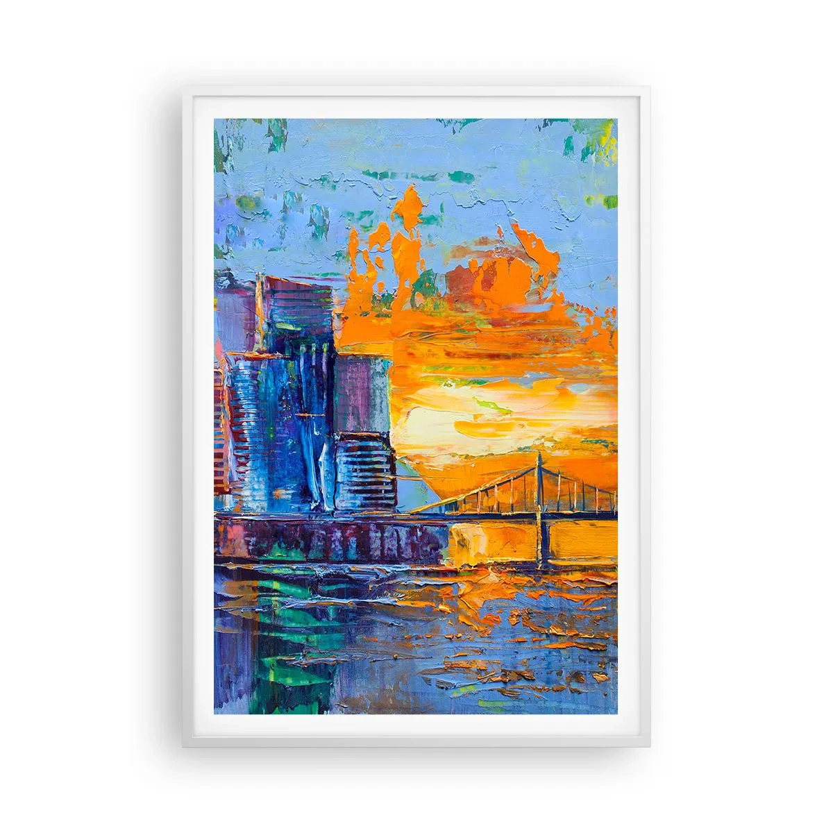 Poszter fekete keretben - Kultúra és természet - 70x100 cm