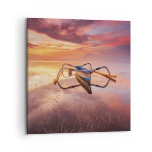 Vászonkép - Egy trópusi este nyugalma - 70x70 cm