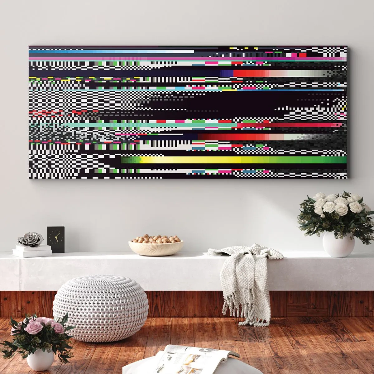 Vászonkép - A valóság kontrollképe - 120x50 cm