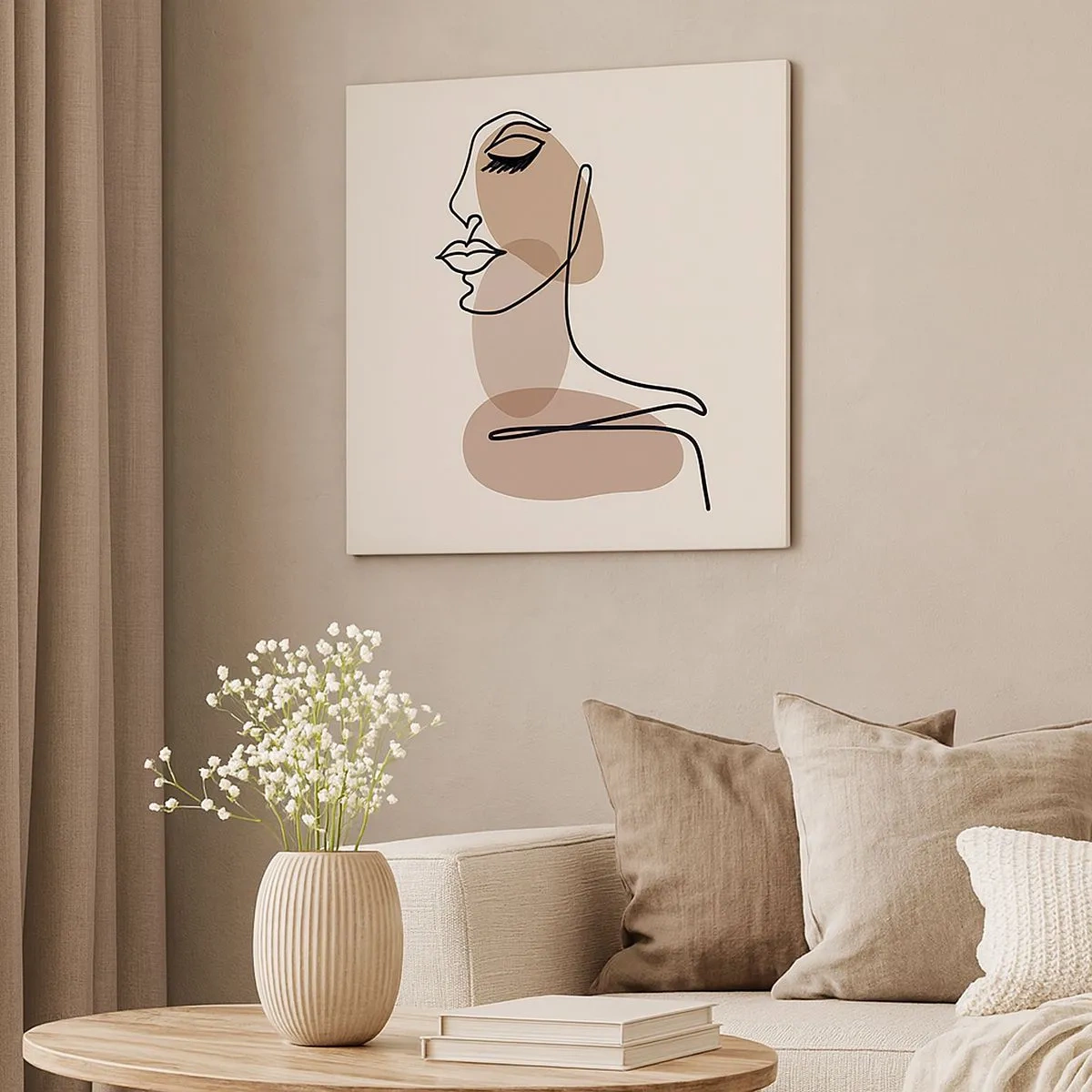 Vászonkép - Elveszve a saját hangjában - 30x30 cm