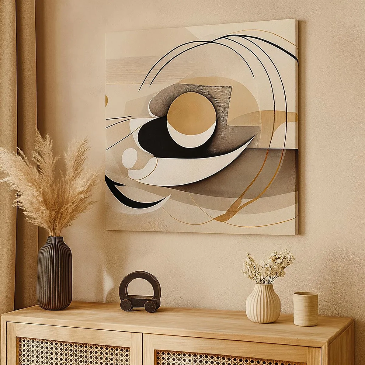 Vászonkép - Kompozíció: a dolgok lényege - 30x30 cm