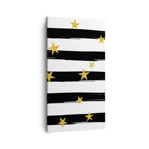 Vászonkép - Mindannyian szerencsés csillag alatt születtünk - 45x80 cm