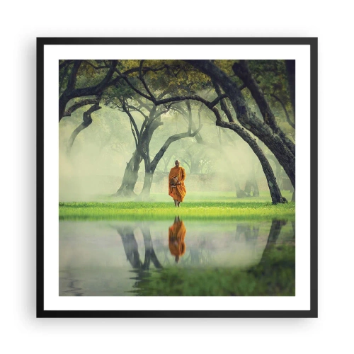 Poszter fehér keretben - Útban a megvilágosodás felé - 60x60 cm