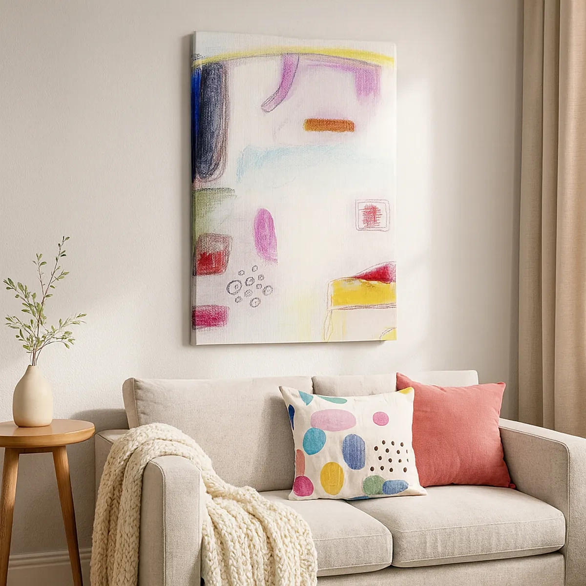 Vászonkép - Inkább domború, mint homorú, vagy lapos - 50x70 cm