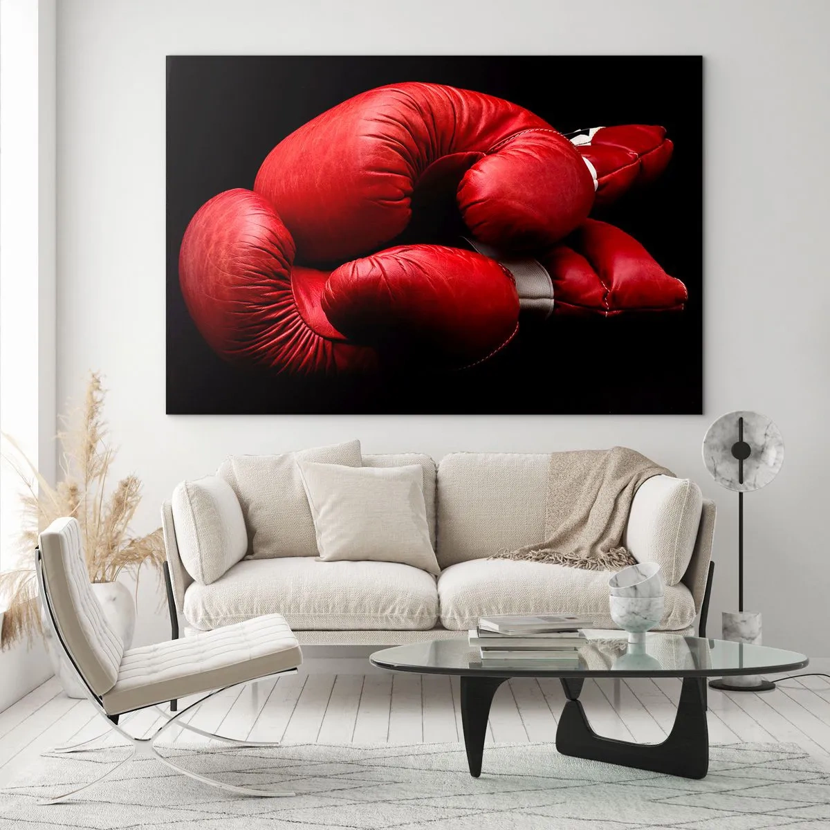 Üveg kép - A küzdelem érzelmei mögöttünk vannak - 100x70 cm