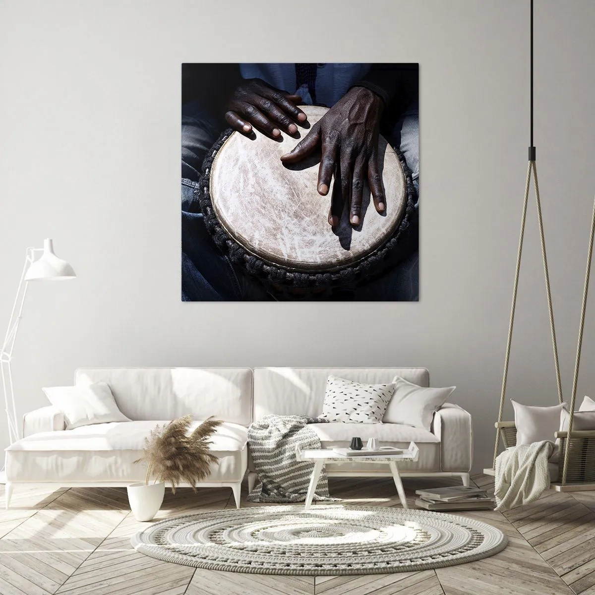 Vászonkép - Élj a saját ritmusodban - 70x70 cm